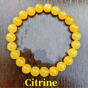 💎4/$24💎Yellow Citrine Beaded Bracelet (PREVIEW)